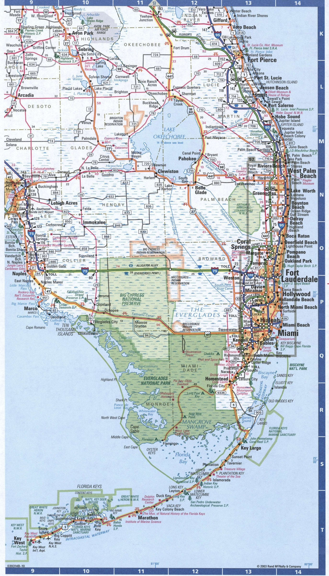 South Florida Map Maps Of Florida Florida South Map Image Florida Map 