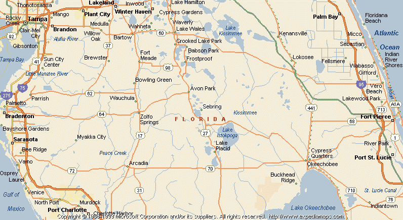 Map Of Sebring Florida Map Of Sebring 