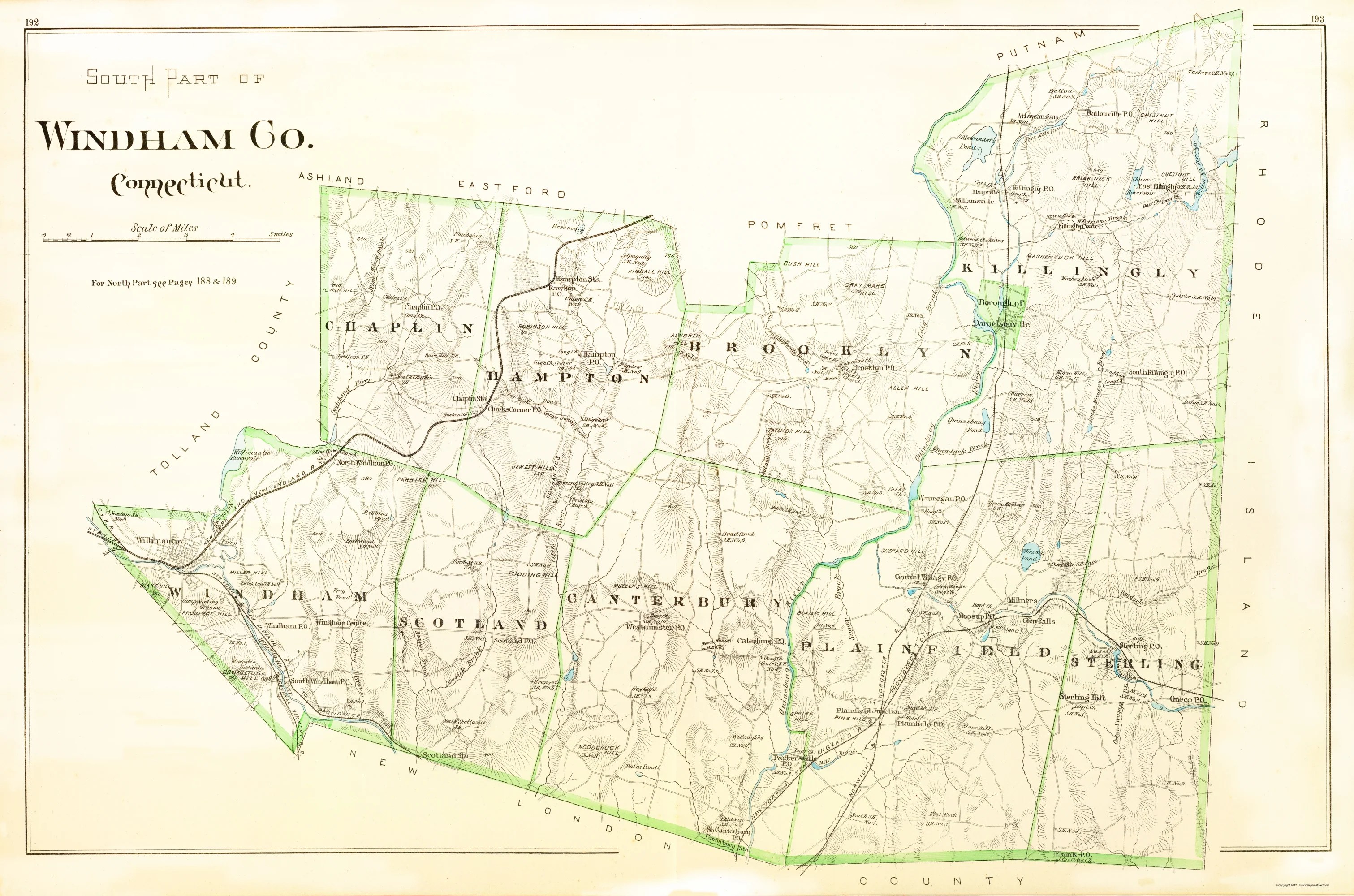 Exploring Windham CT A Map Lovers Guide CTWI0007A 