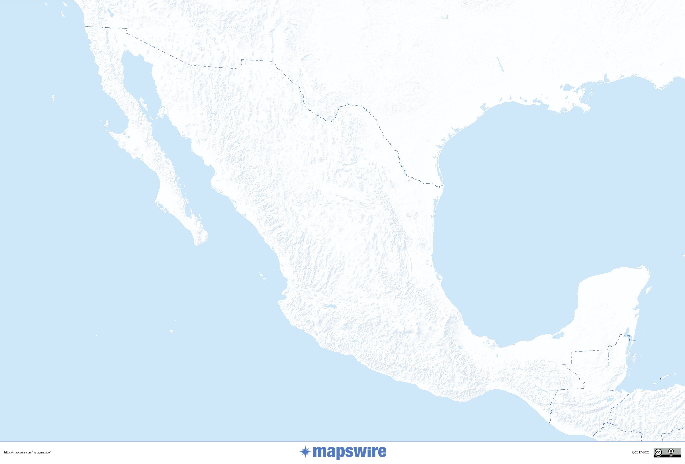 Printable Blank Map Of Mexico Blank Map Of Eurasia Mx Blank Printable Map Mexico Polyconic 172 