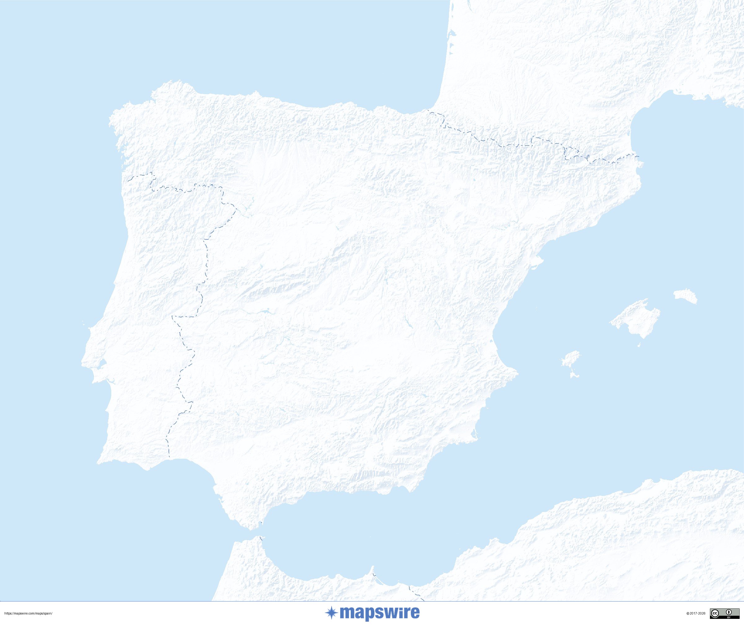 Map Of Spain Blank Es Blank Printable Map Spain Lcc 118 