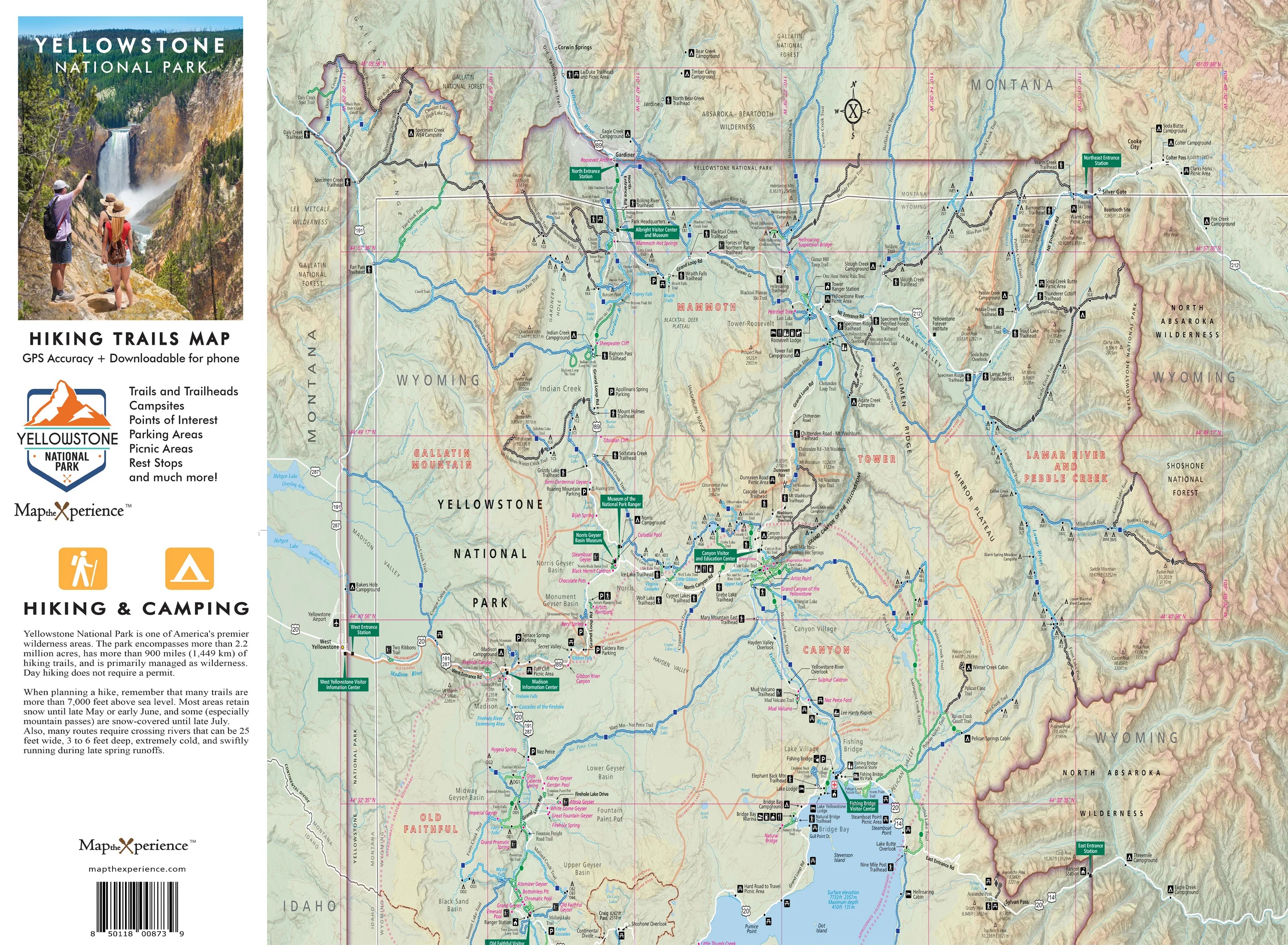 Detailed Map Of Yellowstone Attractions 60 Photos Com 