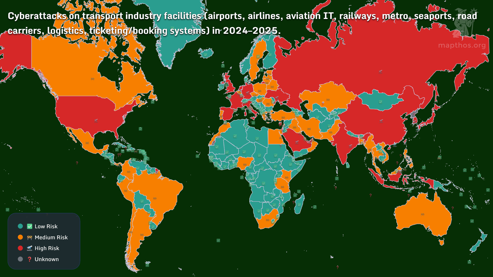 Mapping The Cyber Frontlines Global Data Breaches And Attacks 2024 Transport 
