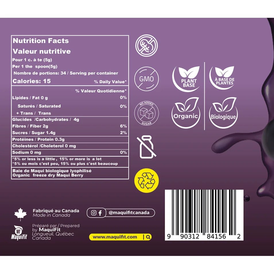 maqui Powder - Label 1 maqui Powder - Label 1