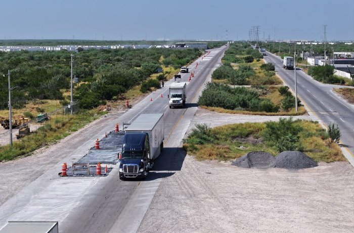 Avanza rehabilitación federal del Libramiento MEX II en Nuevo Laredo