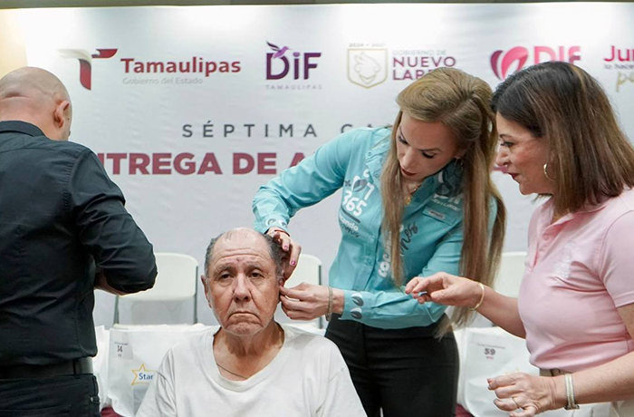 Entrega DIF Nuevo Laredo 202 aparatos auditivos a familias