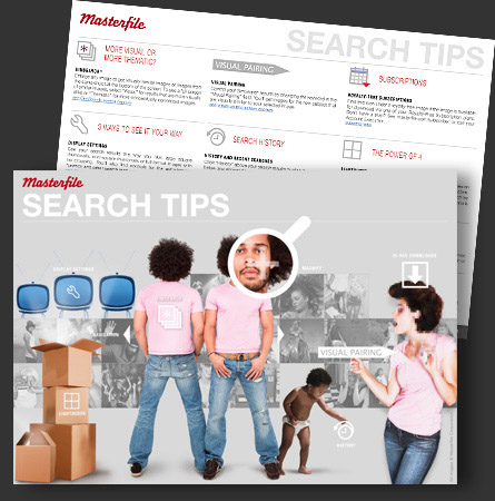 Masterfile's Search Tips Sheet