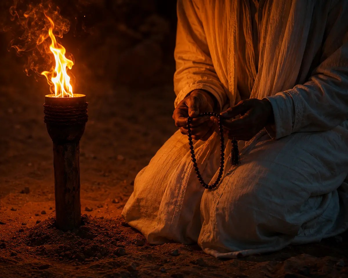 Prière mystique nocturne du grand marabout