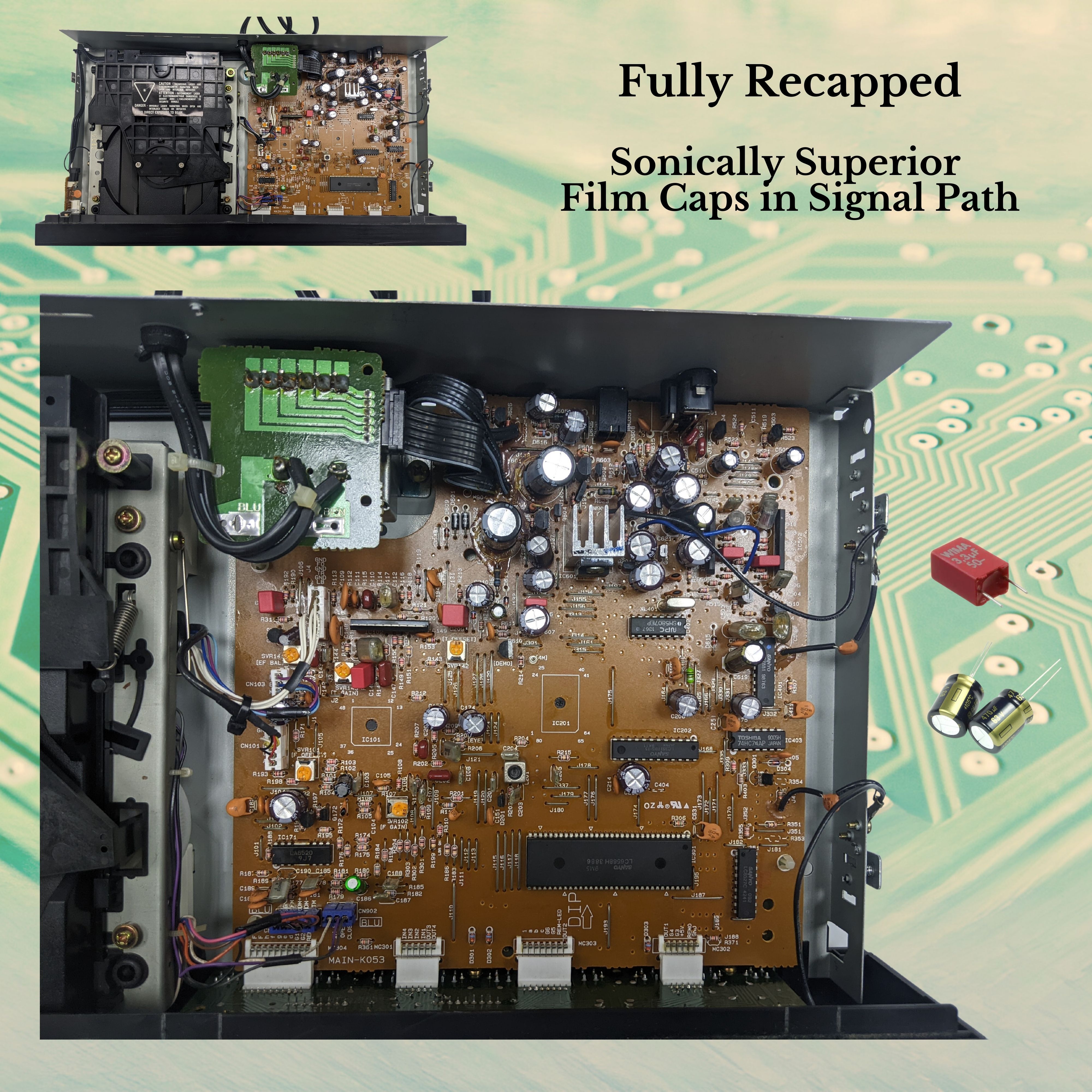 Luxman DZ-92 CD Player – Restored, Near Mint with Remote – Stereo