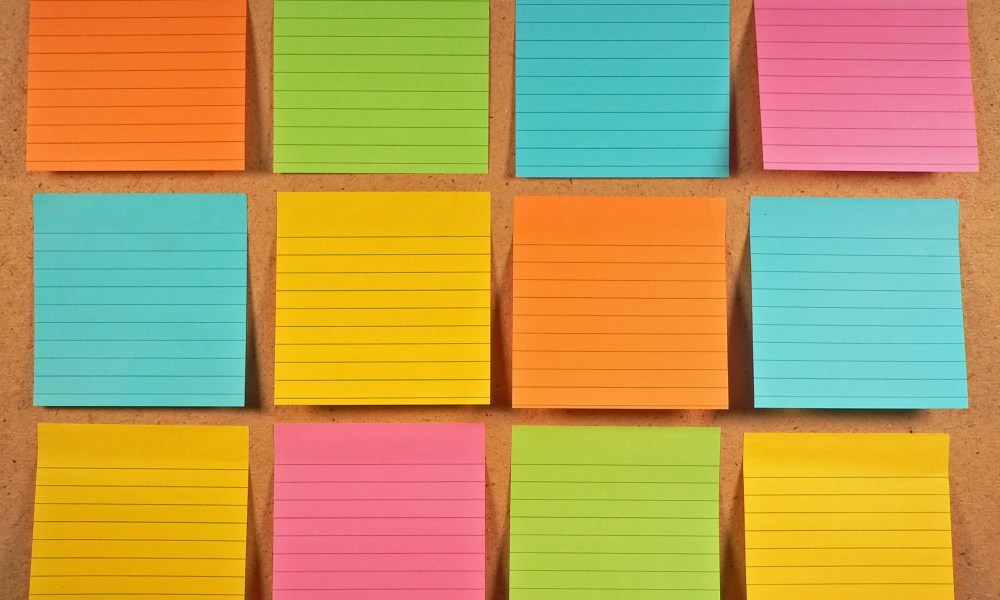 How Sticky Notes Have A Big Part Of My Success Marc's Blog