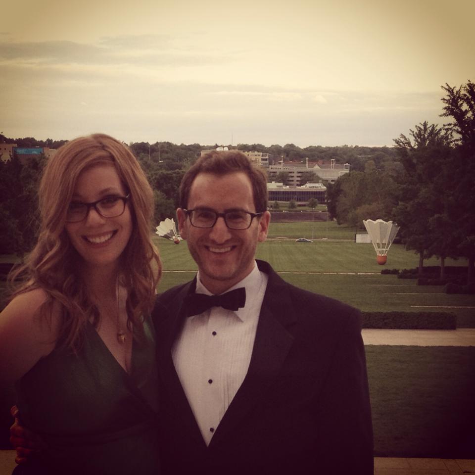 Kansas City Art Museum during Allie and Peter's Wedding, 2013
