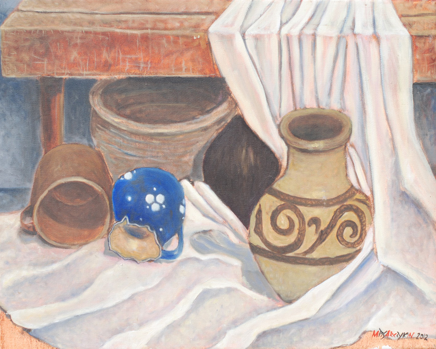 Still Life with Pottery 2012