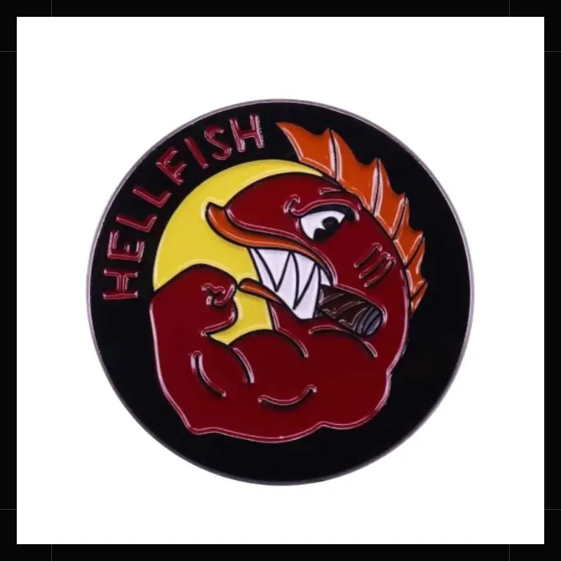 Pin Metálico Hellfish Los Simpsons