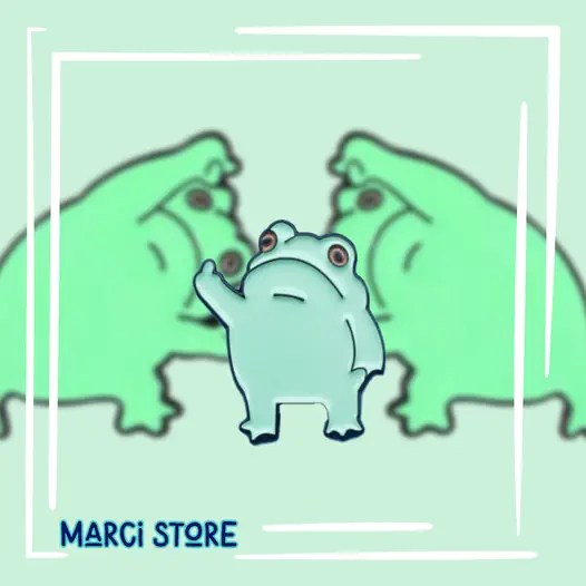 Pin metálico Ranita