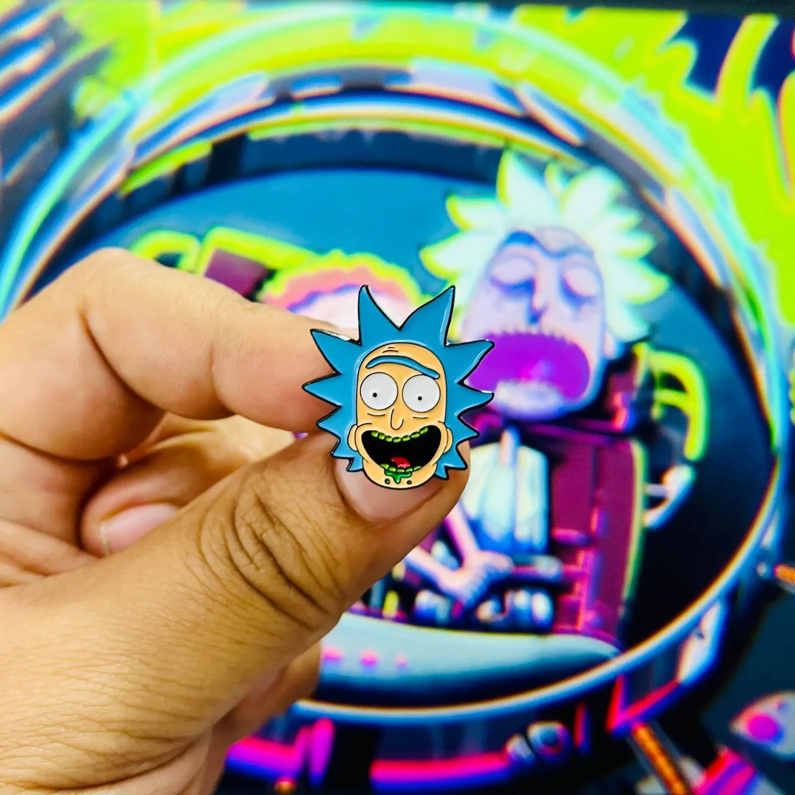Pin metálico Rick y Morty