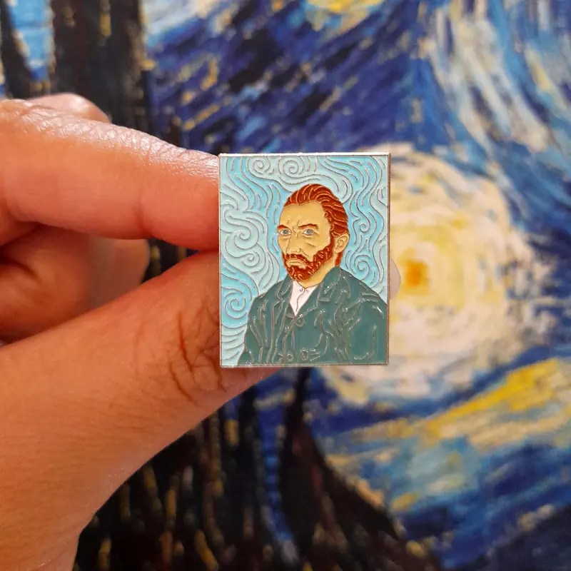 Pin Metálico Pintura Van Gogh
