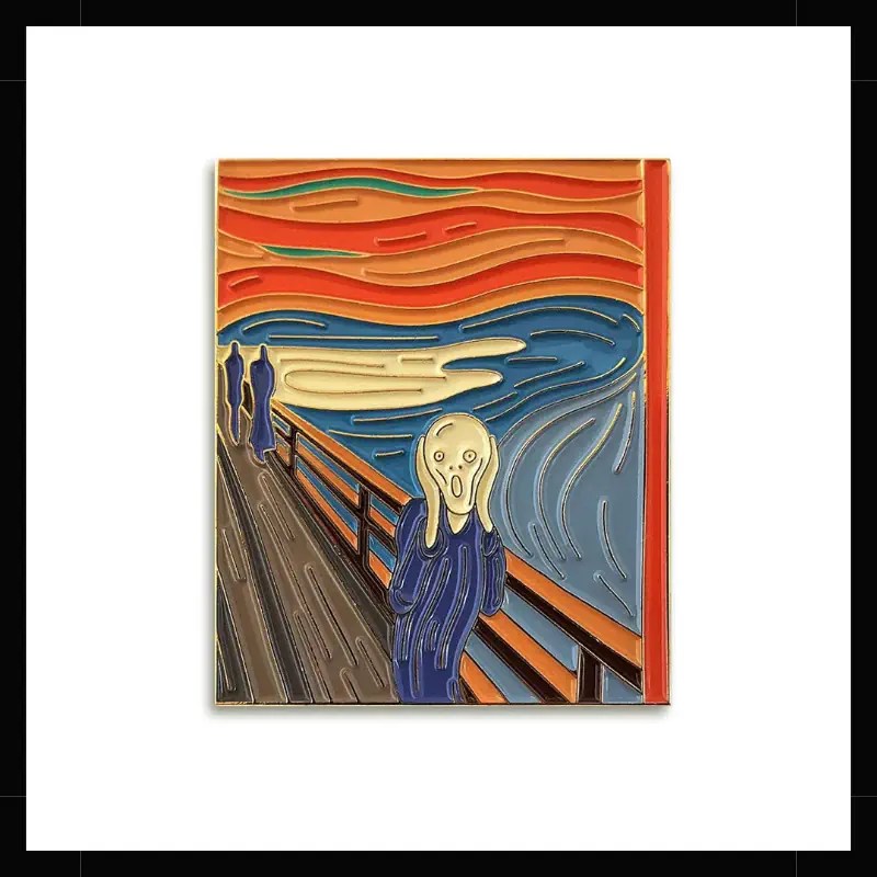 Pin Metálico Pintura El Grito Arte