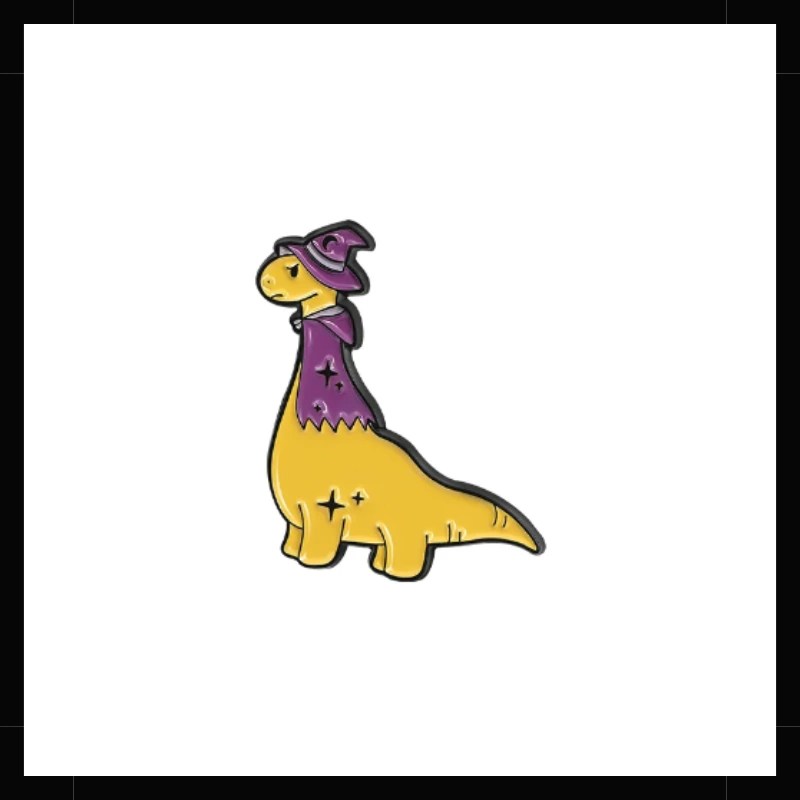 Pin Dinosaurio Brujo