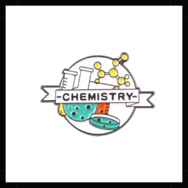 Pin Metálico Química