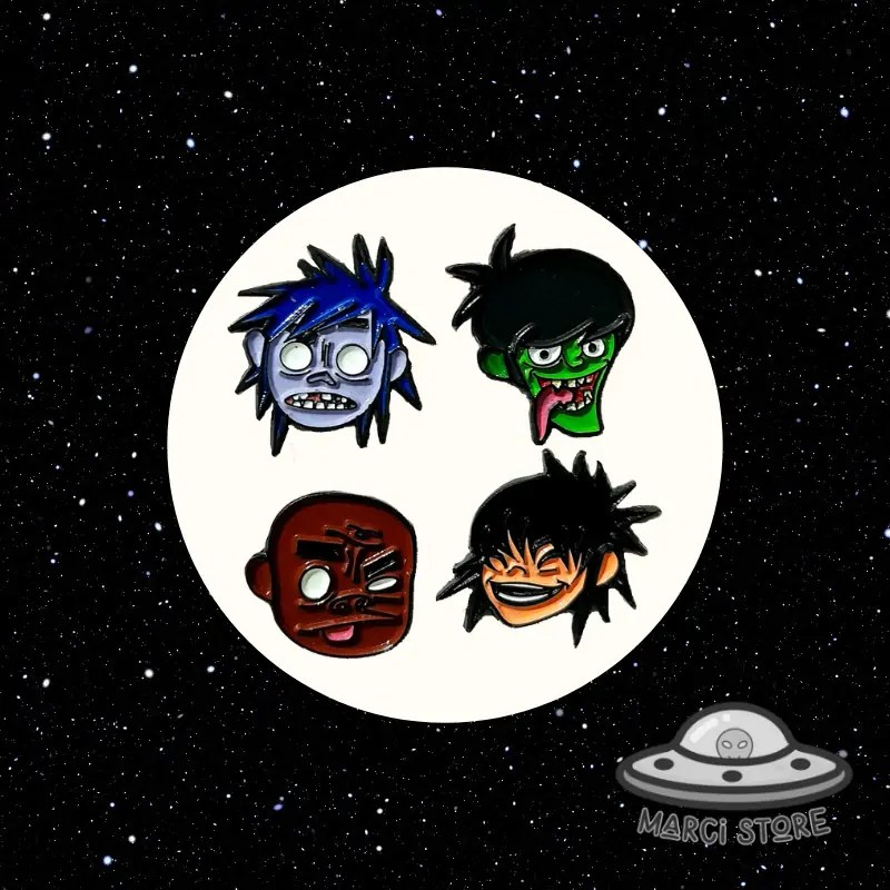 Gorillaz Pin
