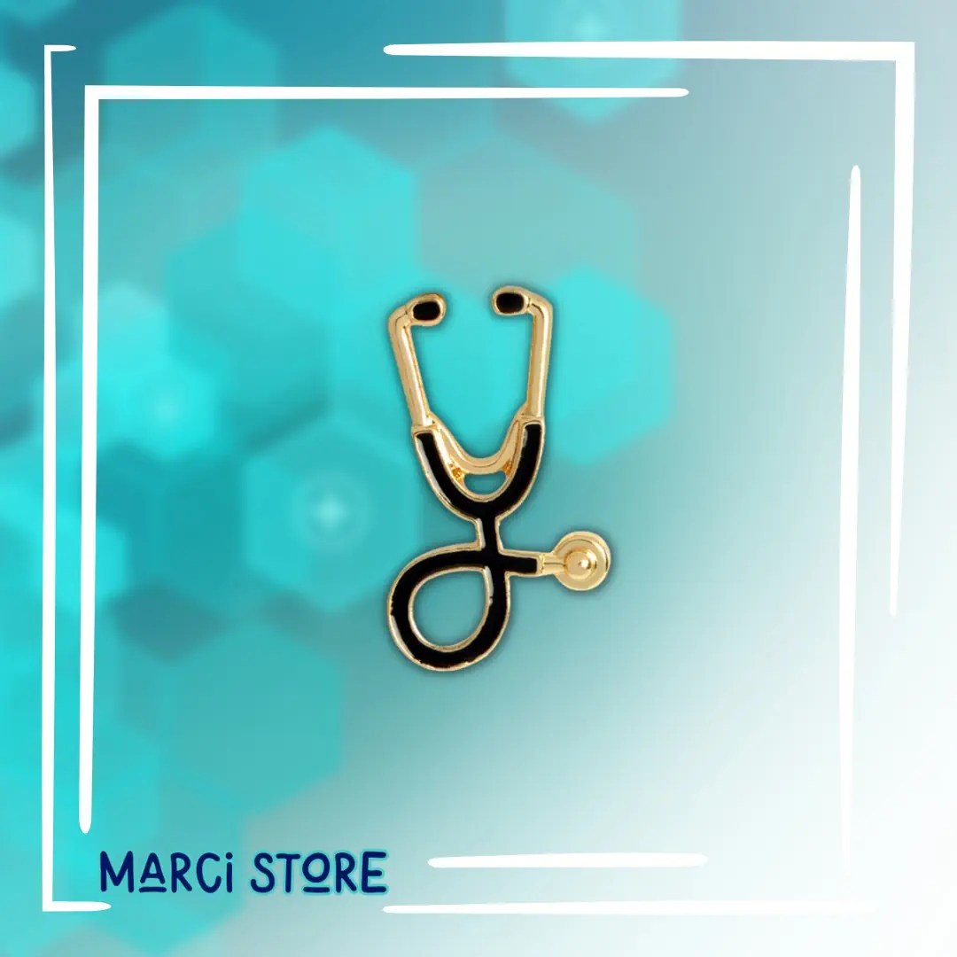 Pin metálico Estetoscopio Medicina