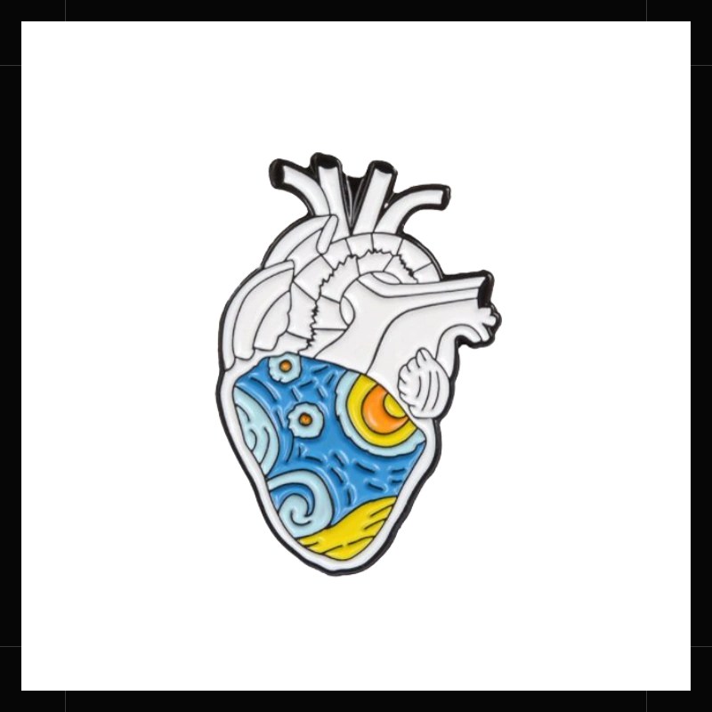 Pin metálico Van Gogh