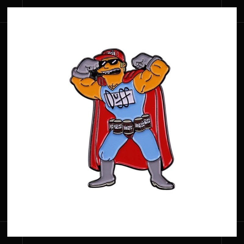 Pin Metálico Duff Simpsons Duffman