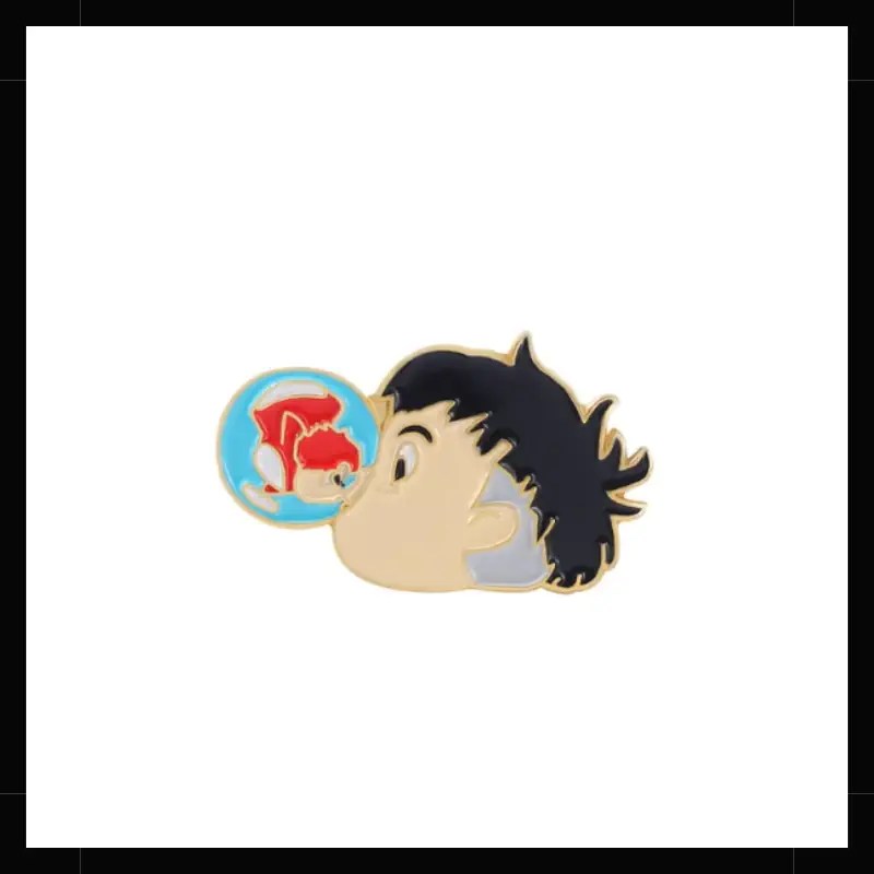Pin Metálico Sosuke y Ponyo