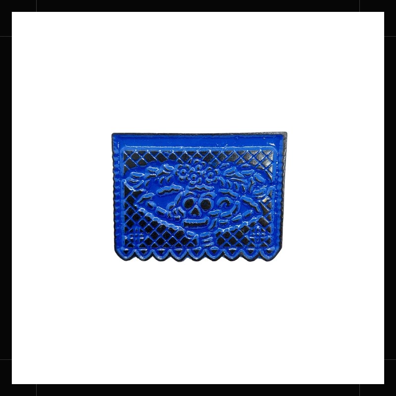 Pin Papel Picado Azul