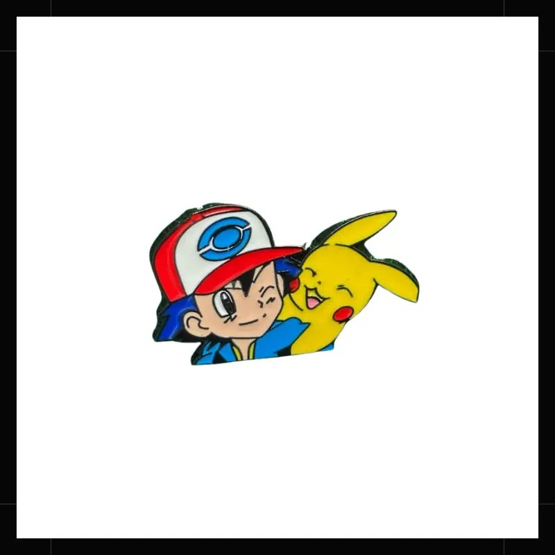 Pin Ash y Pikachu Pokémon