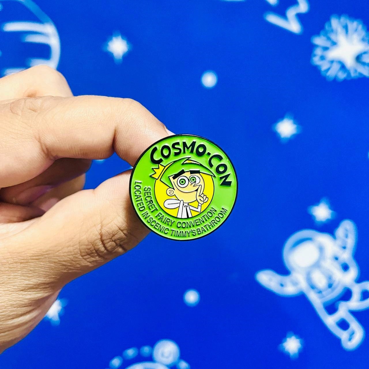 Pin metálico Los Padrinos Mágicos Cosmo-Con