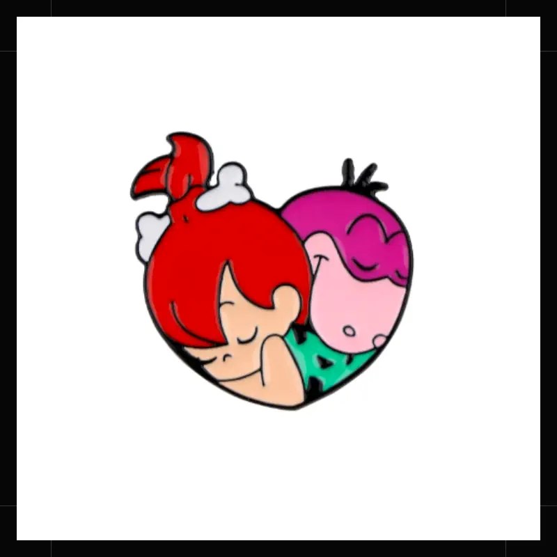 Pin metálico Pebbles Picapiedras Caricaturas