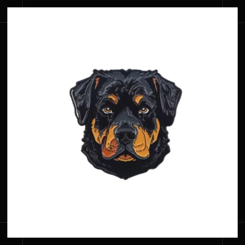 Pin Metálico Perro Rottweiler
