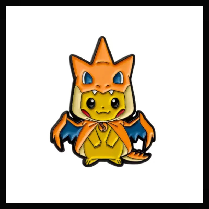 Pin Metálico Pokémon Pikachu Charizard