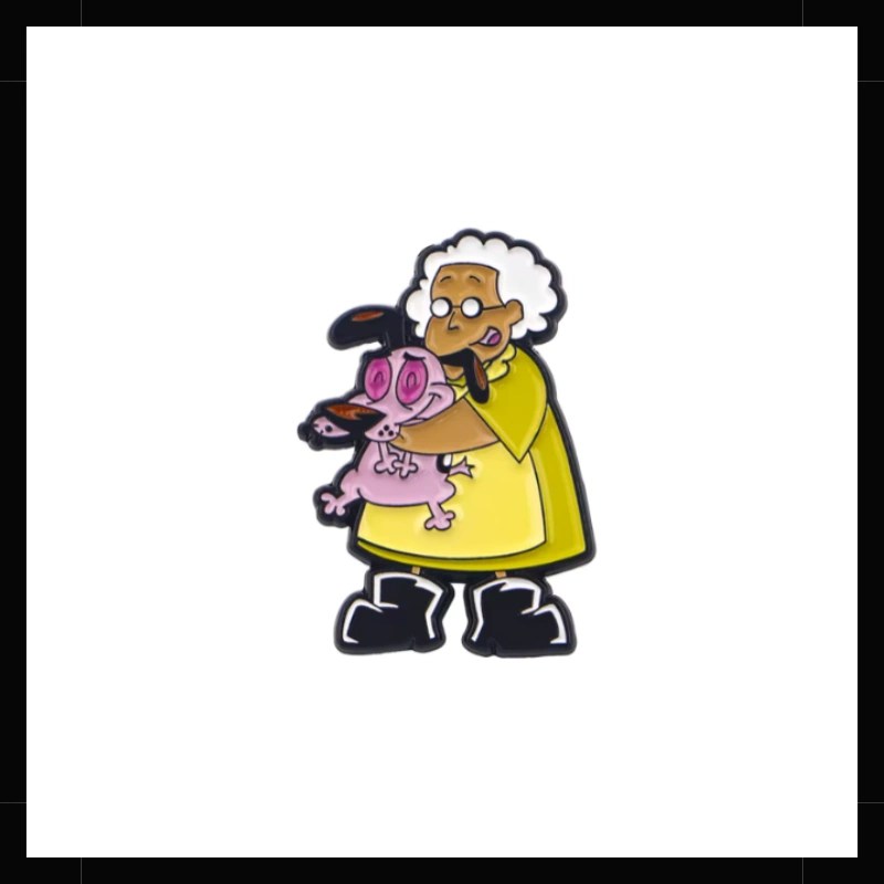Pin Coraje y Muriel