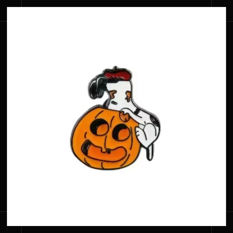 Pin Snoopy Rey Calabaza