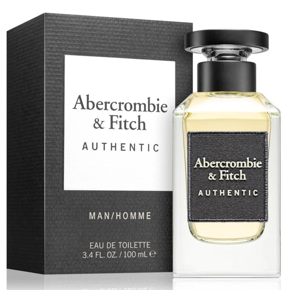 Abercrombie & Fitch Authentic Man Eau de Toilette Spray 100ml for Men