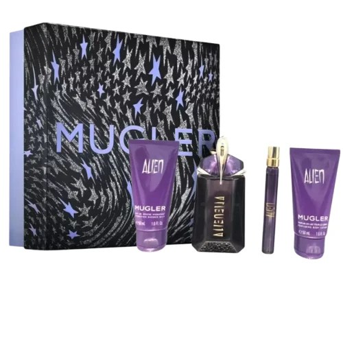 Mugler Alien | Women Gift Set (EDP) 60ml+10ml+ BL 50ml + SG 50ml