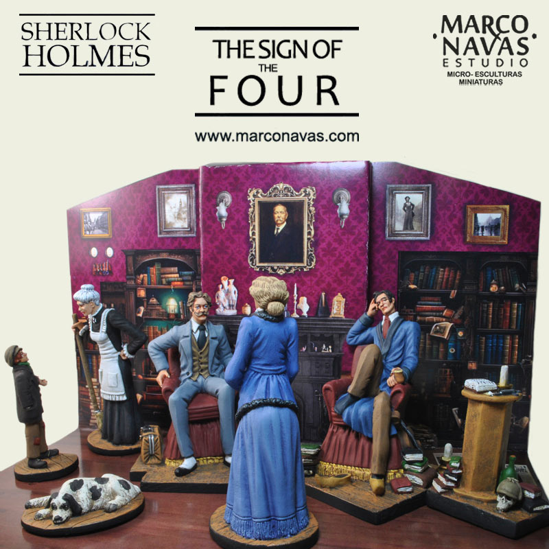 Sherlock Holmes, The Sign of the four, Complete Collection. The