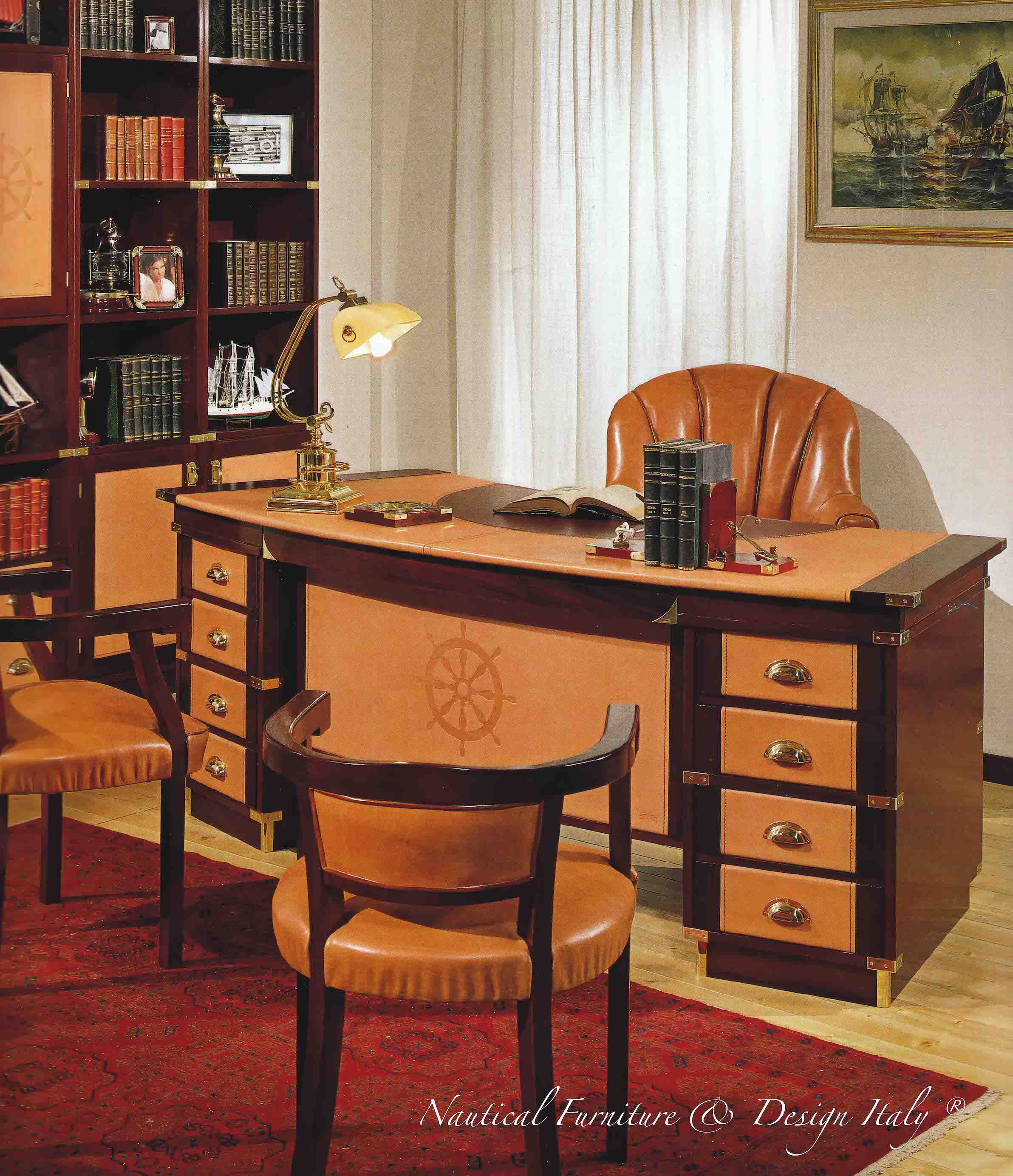 scrivania stile marinaro
