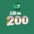 3,00 pra 200,00 EXTRAÇÃO 10H 27/01