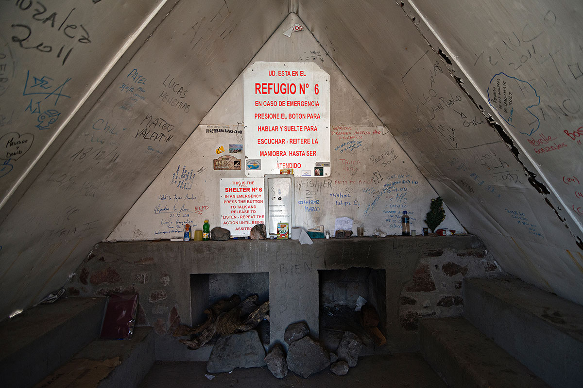 Dentro al rifugio
