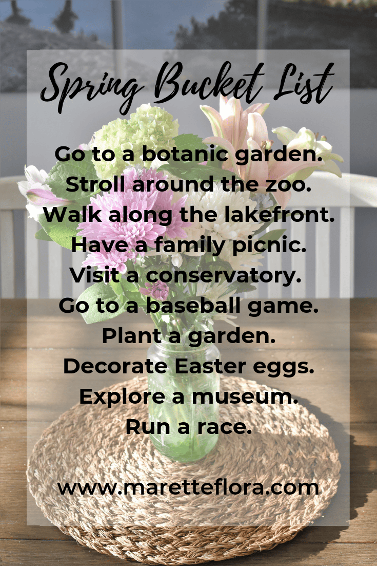 Spring Bucket List