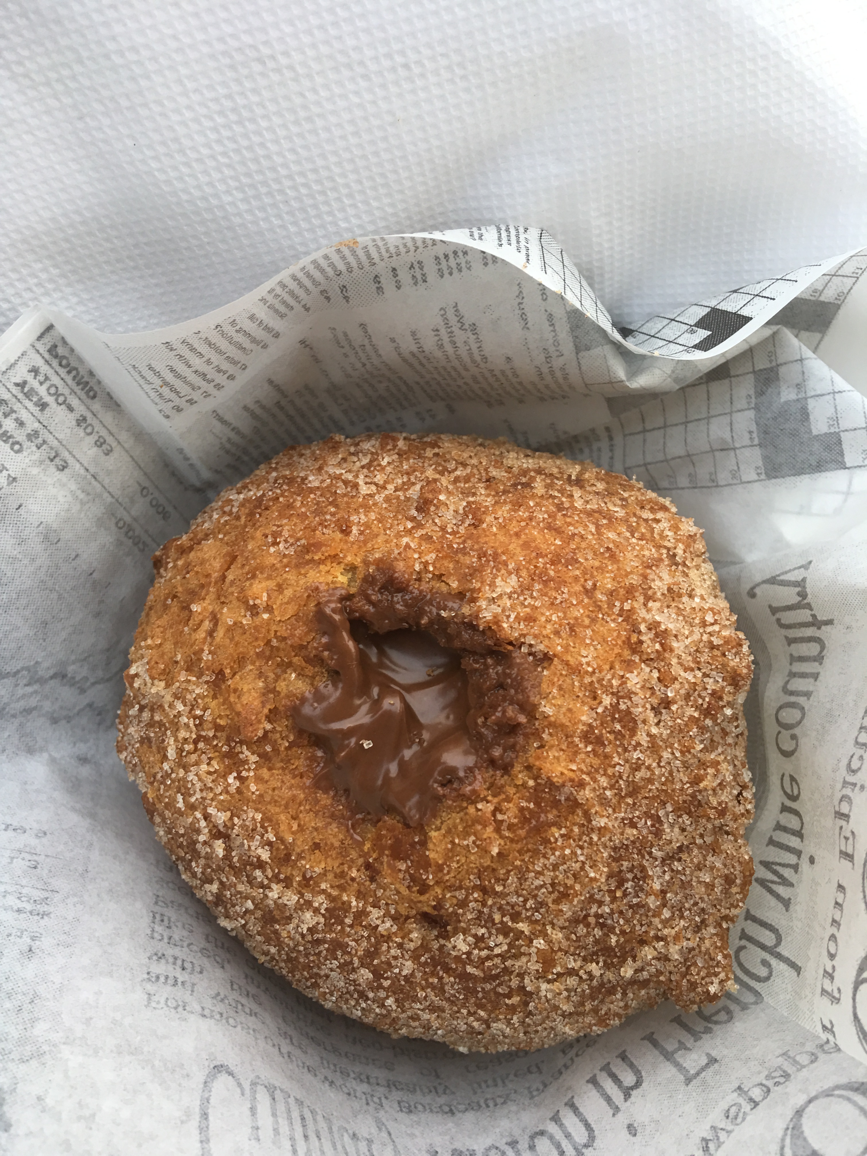 Pastry with Nutella filling