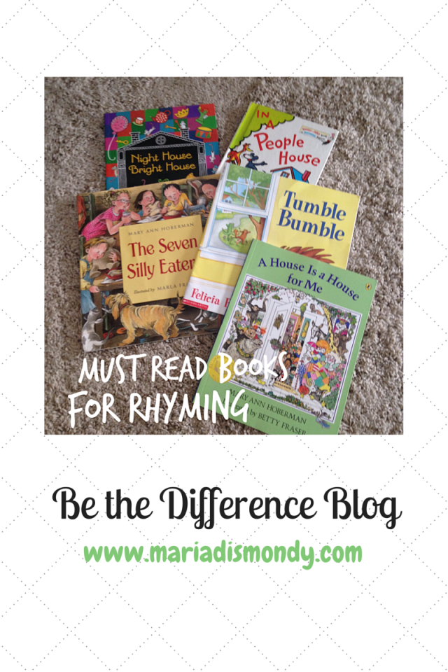 Must Read Mondays-Books About Rhyming