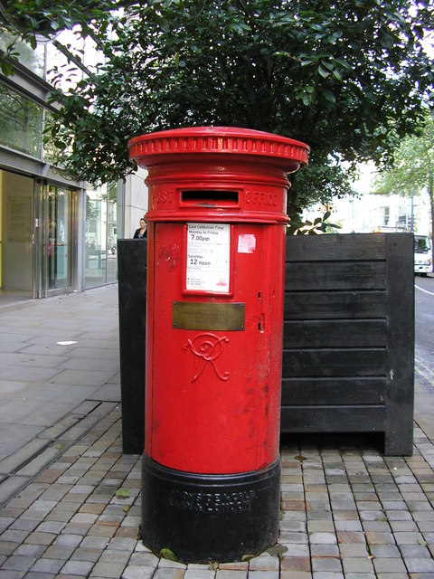 The Victorian Pillar Box in Manchester
