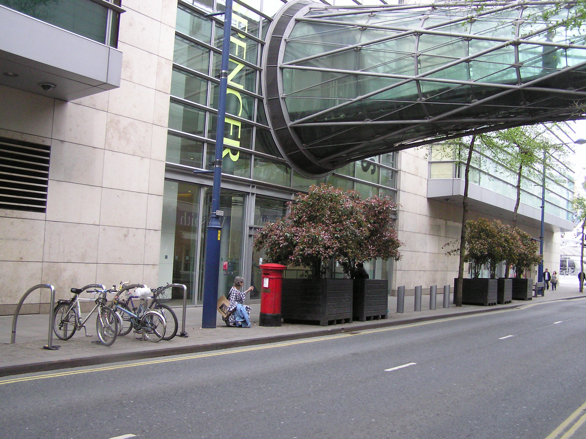 The Victorian Pillar Box in Manchester