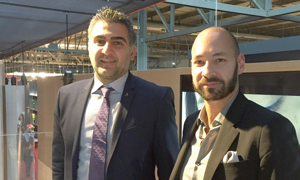 Amir Kazerani and David Levy of Flexform