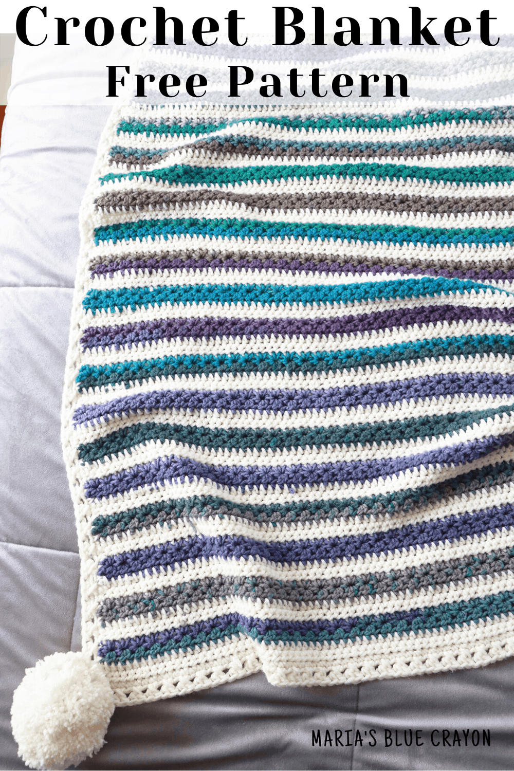 Repeat from * across row, turn. Crochet Star Stitch Blanket Pattern Maria S Blue Crayon