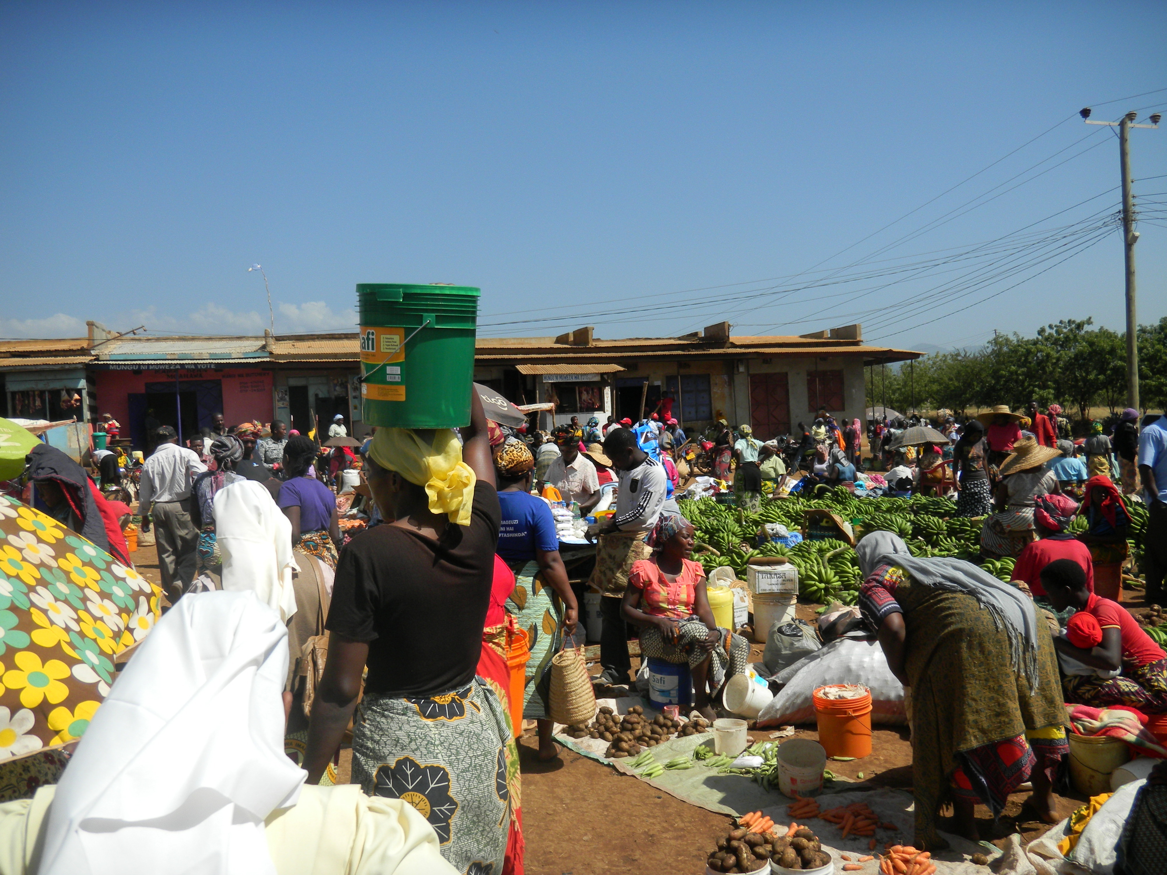 Wochenmarkt in Moshi